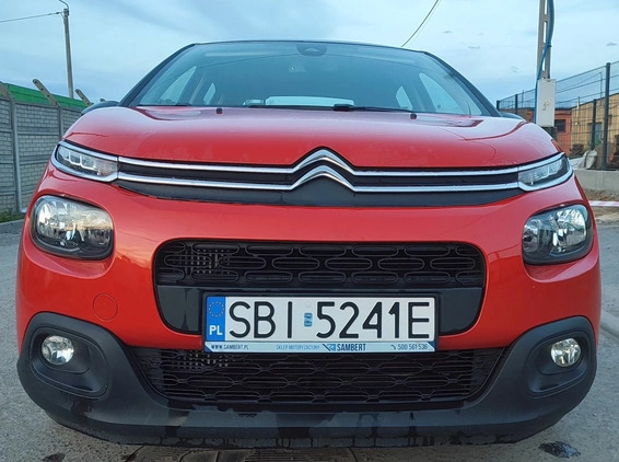 Citroen C3 cena 41900 przebieg: 27669, rok produkcji 2017 z Wołczyn małe 562